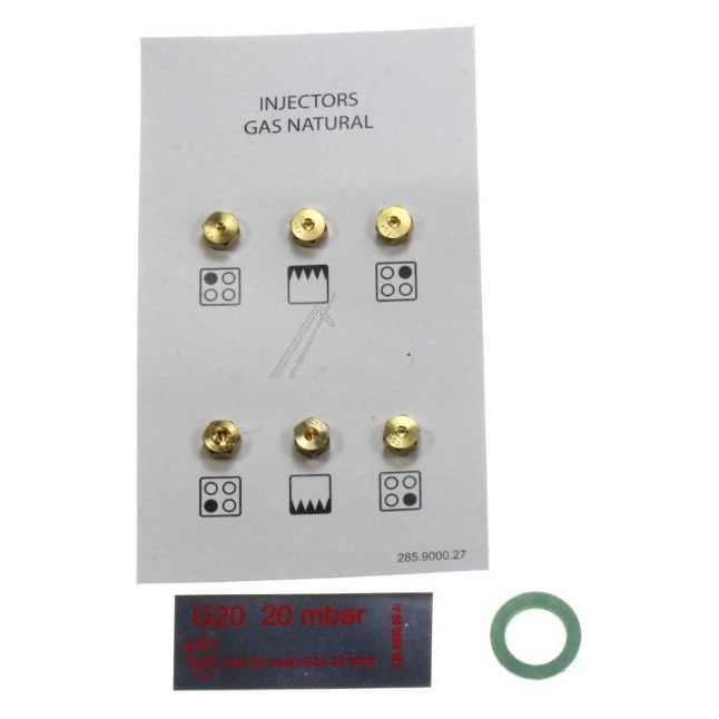 Set duze gaz natural (G20, 20 mbar) aragaz și plită Arctic, Beko – 4431910060